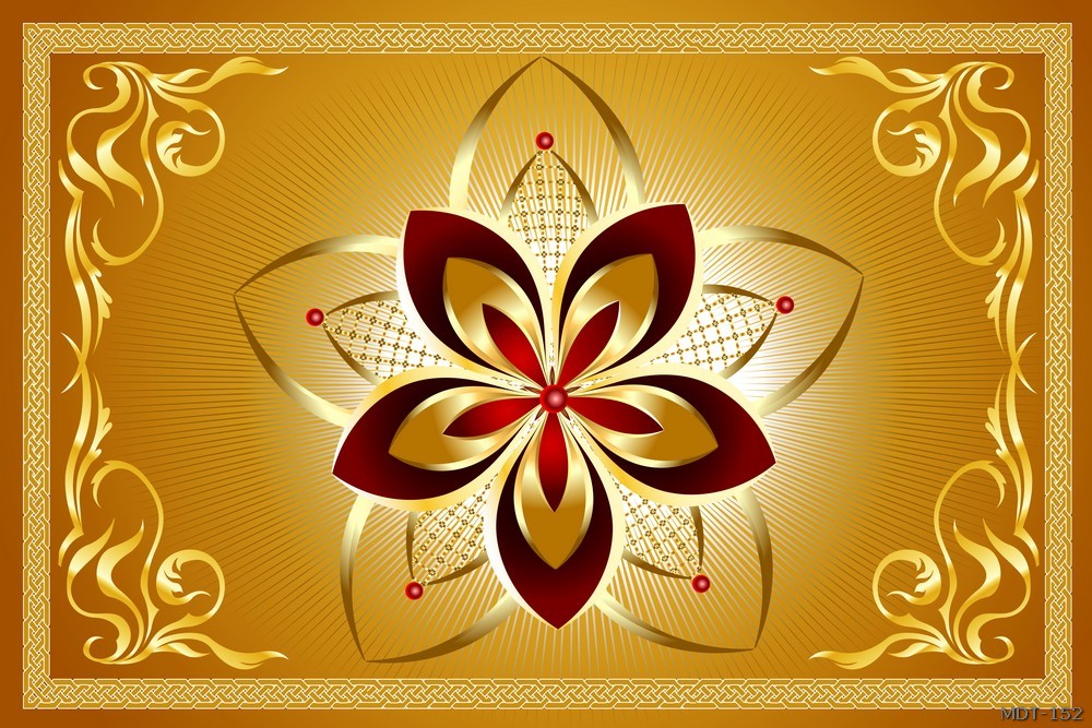 Mẫu dán trần họa tiết MDT-152